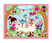 Puzzle Tea Party 12 pieces +2 Years