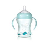 Biberon Personalizzato con Manici Natural Nurser STEP 2 Verde