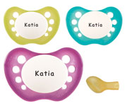 Chupetes Personalizados NIP Baby Pearly Purple +0M
