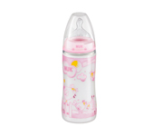 Biber�o Rose&Blue 300 ml NUK 0-6m Silicone