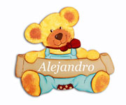 Martin Bear Name Board t003.2