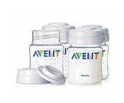4 Vasetti conserva latte AVENT 125ml