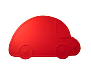 Salvamanteles de Silicona Red Car