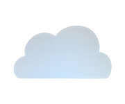 Salvamanteles de Silicona Nube Azul