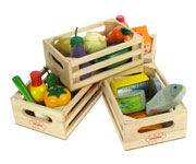 Healthy Eating Dairy Food Set with Fish