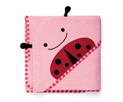 Zoo LadyBug Personalised Hooded Towel