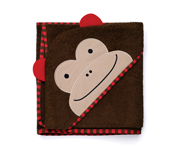 Zoo Monkey Personalised Hooded Towel