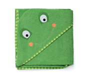 Zoo Frog Personalised Hooded Towel