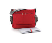 SkipHop Via Messenger Red Stroller Bag Rojo