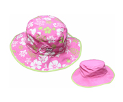 Gorro Revers�vel Baby Rosa y Verde