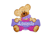 Adelaida Bear Name Board t.003.4