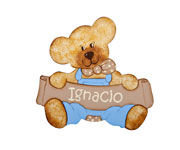 Ignacio Bear Name Board T003.5