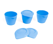 Blue BASIC Pots and Lids
