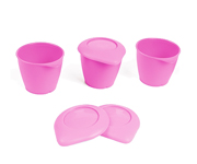 Pink BASIC Pots and Lids