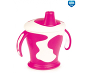 Copo Anti-Gotas CowCup Rosa 250ml