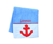 Personalised Anchor Towel