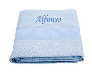 Toalla Trim Azul (Lavabo o Ba�o)