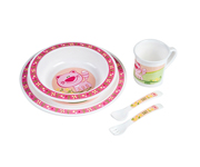 Pink Microwave-Proof Tableware Set