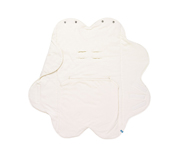 Ivory Flower Quilted Blanket