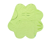 Green Flower Quilted Blanket