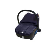 Navy Wallaboo Newborn Footmuff