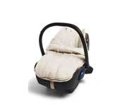 Ecru Wallaboo Newborn Footmuff