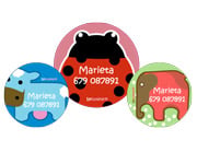 Pack 3 chapas Personalizadas Animales
