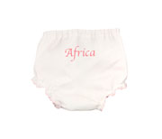Culotte CJ Blanco Volante Rojo