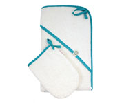 Personalisable Bath Cape and Mittens