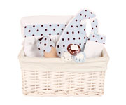 Blue New-Born Gift Basket
