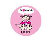 1 chapa Te Quiero Mam� Rosa