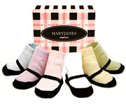 MaryJane Socks 0-24m