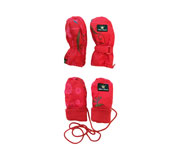 Cherry Blossoms Bird Mittens