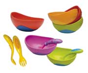 Sure Grip� Bowl and Wacky Ware� Spoon & Fork