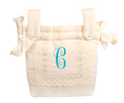Bolso Carricoche Panera Puntillas Azul