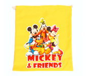 Bolsa Merienda Mickey Amarillo Personalizada