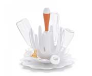 Splash Bottle Drying Rack White