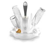 Splash Bottle Drying Rack  Translucent
