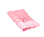 Toalla Guarder�a lunares Rosa