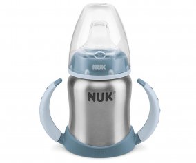 Tasse en acier Nuk Personnalisable Bleu 6-18 m