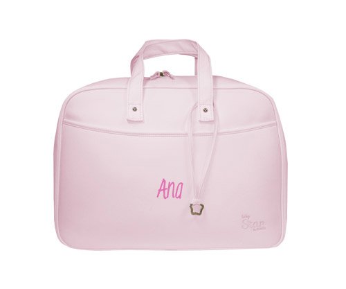 Bolso Maleta Maternidad Personalizado Baby Star Rosa - Tutete