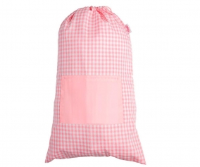 Bolsa para Muda de Roupa Personalizada Vichy Rosa