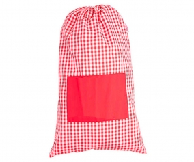 Bolsa para Muda de Roupa Personalizada Vichy Vermelho