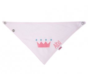 Asciugabavetta Personalizzato Piqu Corona Rosa