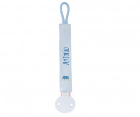 Sujetachupetes Personalizado Corona Azul