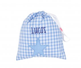 Borsa Merenda Big Star Vichy Azzurro