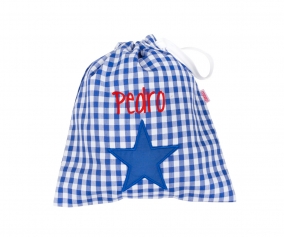 Bolsa Merienda Big Star Vichy Azul Marino
