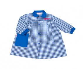 Grembiulino Personalizzabile Big Star Vichy Blu Marine