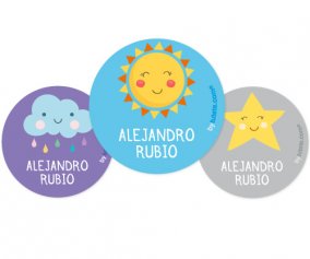 Pack com 3 Pins Personalizados Sol