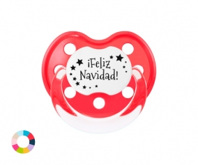 Chupete Classic Estrellitas Feliz Navidad